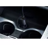FORCELL F-ENERGY CC50-1AC USB-A autós töltő USB-C kábellel, PD QC3.0, 3A, 38W, carbon fekete
