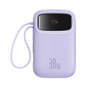   Baseus QPow 2 2xUSB-C Power bank / külső akkumulátor, 10000mAh, 30W, lila