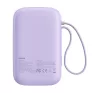 Baseus QPow 2 2xUSB-C Power bank / külső akkumulátor, 10000mAh, 30W, lila