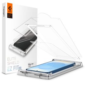   Spigen EliteShield EZ Fit HD Samsung Galaxy S25+ kijelzővédő fólia felhelyező kerettel (1db)