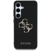 Guess Grained Big 4G Logo Small Classic Logo Samsung Galaxy S25 kemény hátlap tok, fekete