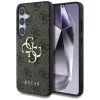 Guess Big 4G Logo Classic Logo Samsung Galaxy S25+ kemény hátlap tok, barna