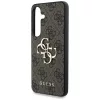 Guess Big 4G Logo Classic Logo Samsung Galaxy S25+ kemény hátlap tok, barna