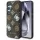 Guess 4G Printed Colored Peony Pattern Samsung Galaxy S25 MagSafe kemény hátlap tok, barna