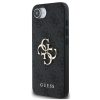 Guess PU 4G Metal Logo Apple iPhone 17e / iPhone 16e hátlap tok, sötétszürke