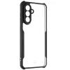 Tactical Quantum Stealth Samsung Galaxy A56 hátlap tok, átlátszó/fekete