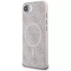 Guess 4G Ring Classic Logo Apple iPhone 17e / iPhone 16e MagSafe tok, rózsaszín