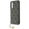 Guess 4G Charms Collection Samsung Galaxy A56 kemény hátlap tok, barna