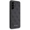 Guess 4G Metal Gold Logo Samsung Galaxy A56 hátlap tok, fekete