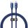 Baseus Crystal Shine USB-C-Lightning kábel, 20W, 1.2m, kék