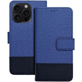   Gomma Xiaomi Redmi Note 14 Pro 4G flip/oldalra nyíló tok kártyatartó résszel, kék