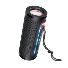   Hoco bluetooth / hordozható hangszóró beépített világítással, fekete