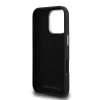 Karl Lagerfeld Grained PU K&CH Heads iPhone 15 hátlap tok, fekete