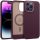 Caseology Nano Pop Mag Apple iPhone 14 Pro Burgundy Bean MagSafe tok, burgundi