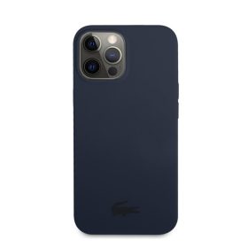   Lacoste Glossy Printing Logo iPhone 13 Pro Max szilikon tok, sötétkék