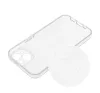 Clear 2mm Apple iPhone 15 csillámos tok, átlátszó