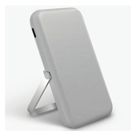   Uniq Hoveo mágneses Fast Wireless USB-C PD Power bank / külső akkumulátor / powerbank, kártyatartóval, 5000Mah, szürke