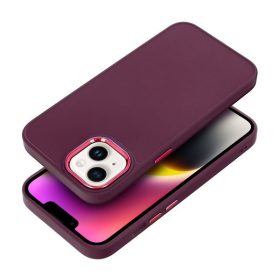   Frame Xiaomi redmi 13C / Poco C65 közepesen ütésálló tok kameravédő kerettel, lila