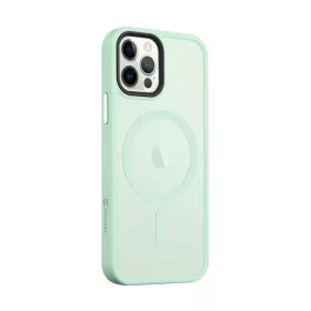   Tactical MagForce Hyperstealth Apple iPhone 12/12 Pro Magsafe hátlap tok, áttetsző/világoszöld