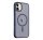 Tactical MagForce Hyperstealth Apple iPhone 11 Magsafe hátlap tok, áttetsző/sötétkék