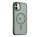 Tactical MagForce Hyperstealth Apple iPhone 11 Magsafe hátlap tok, áttetsző/sötétszöld
