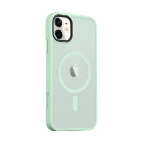   Tactical MagForce Hyperstealth Apple iPhone 11 Magsafe hátlap tok, áttetsző/világoszöld