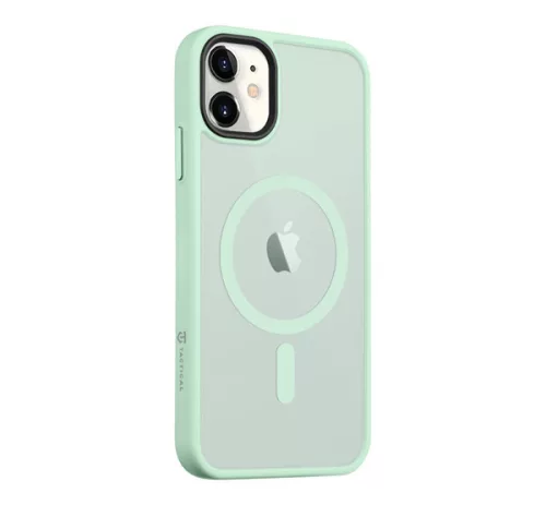 Tactical MagForce Hyperstealth Apple iPhone 11 Magsafe hátlap tok, áttetsző/világoszöld