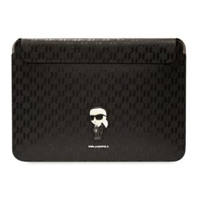   Karl Lagerfeld Sleeve Saffiano Monogram Ikonik KLCS16SAKHPKK 16" laptop tok, fekete