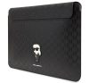 Karl Lagerfeld Sleeve Saffiano Monogram Ikonik KLCS16SAKHPKK 16" laptop tok, fekete