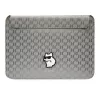 Karl Lagerfeld Sleeve Saffiano Monogram Choupette KLCS14SAKHPCG 14" laptop tok ,ezüst