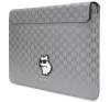 Karl Lagerfeld Sleeve Saffiano Monogram Choupette KLCS14SAKHPCG 14" laptop tok ,ezüst