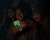 Apple iPhone 15 Pro foszforeszkáló / sötétben világító szilikon tok, rózsaszín