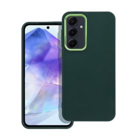   Frame Samsung Galaxy A55 5G közepesen ütésálló tok kameravédő kerettel, zöld