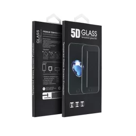   Apple iPhone 15/ iPhone 16 5D Full Glue tempered glass kijelzővédő üvegfólia, fekete (matt)