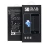 Apple iPhone 14 Pro Max, 5D Full Glue tempered glass kijelzővédő üvegfólia, fekete (matt)