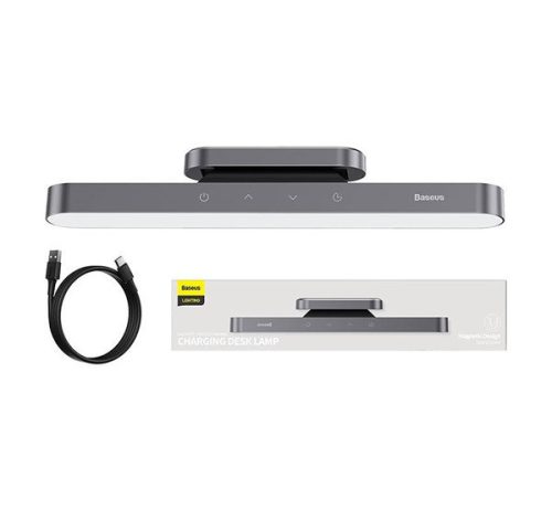 Baseus Magnetic mágneses lámpa érintőpanellel, szürke