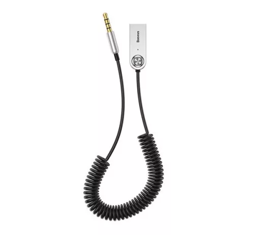 Baseus USB-A Bluetooth 5.0 audioadapter, AUX, fekete