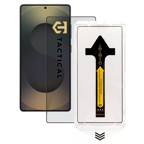 Tactical Impact Barrier Samsung Galaxy S25 Ultra tempered glass kijelzővédő fólia felhelyező kerettel