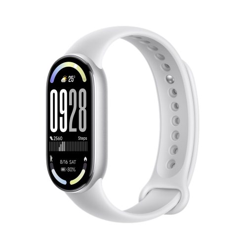 Xiaomi Mi Band 10 aktivitásmérő, ezüst (BHR07PSGL)