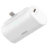 Baseus Compact powerbank / külső akkumulátor USB-C csatlakozóval, 5000mAh, PD, 20W, fehér