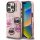 Karl Lagerfeld IML Multi K&CH Heads iPhone 16 Pro hátlap tok, rózsaszín