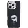 Karl Lagerfeld IML Aquarelle Karl iPhone 15 Pro Max hátlap tok, fekete