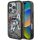 Karl Lagerfeld Liquid Glitter Scattered Choupette iPhone 16 Pro Max hátlap tok, fekete