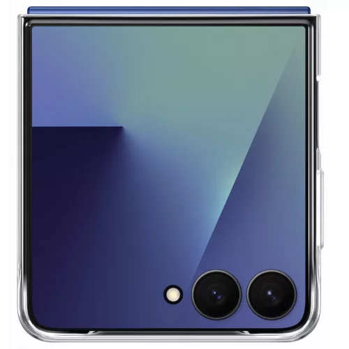 Samsung Galaxy Z Flip 7 Clear Cover gyári szilikon tok, átlátszó