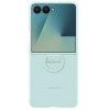 Samsung Galaxy Z Flip 7 Ring Silicone Cover gyári szilikon tok gyűrűvel, zöld