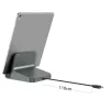 4smarts VoltDock USB-C asztali tablet töltő állvány, 60W, ezüst