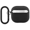 Lacoste Petit Pique Croc Logo Patch AirPods 4 tok, fekete