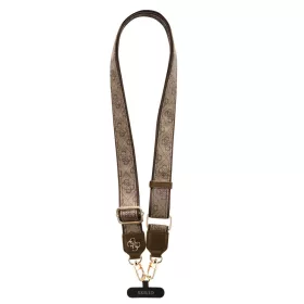   Guess Crossbody Strap PU 4G Metal Logo univerzális pánt, barna