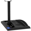 iPega P5013 PS5 multifunkcionális konzol tartó állvány kontroller töltő résszel, fekete
