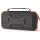 iPega SW2004A Nintendo Switch 2 utazó / tartó tok merev, strapabíró bevonattal, fekete-narancs